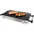 Produktbild: KORONA Glas-Grill 46100 Tischgrill 800W Edelstahl Warmhalteplatte schwarz NEU