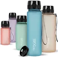Produktbild: 720°DGREE Trinkflasche 1l Sport “uberBottle“ softTouch +Sieb - BPA-Frei - Wasserflasche für Uni, Arbeit, Fitness, Fahrrad, Outdoor, Job - Sportflasche aus Tritan - Leicht, Stoßfest, Wiederverwendbar