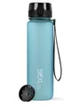 Produktbild: 720°DGREE Trinkflasche Trinkflasche uberBottle softTouch mit Sieb aqua blue 1l
