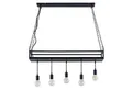 Produktbild: Lindby Hängeleuchte Kirista, Metall, Schwarz IP20, 5 x 15 W LED