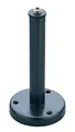 Produktbild: Mikrofon Tisch Flansch K&M 221A Schwarz Stahl 3/8 Zoll Mikro Stabil