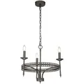 Produktbild: Elstead - Crown - Kronleuchter 3 Light Iron Finish, E14