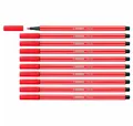 Produktbild: STABILO Filzstift 10 Pen 68 Filzstifte rot
