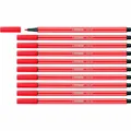 Produktbild: 10 STABILO Pen 68 Filzstifte rot
