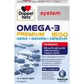 Produktbild: Doppelherz system Omega-3 Premium 1500 Kapseln Herz + Gehirn + Abwehr, 60 St. Kapseln