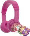 Produktbild: Onanoff BuddyPhones On Ear Headset Bluetooth, kabelgebunden Pink Lautstärkebegrenzung, Faltbar, Headset Kinder