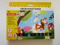 Produktbild: Eberhard Faber Buntstifte Farbstifte 12 Farben Mini Maxi JUMBO 3 in1