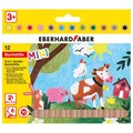 Produktbild: EBERHARD FABER JUMBO MINI MAXI 3 IN 1 BUNTSTIFT FARBSTIFT BUNTSTIFTE NEU
