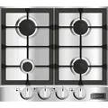 Produktbild: Kaiser KG 6357 Turbo Edelstahl Gaskochfeld 60 cm 4 Brenner 3,8 KW WOK
