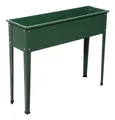 Produktbild: Floraworld Metall-Hochbeet Größe 2 grün matt 100 x 30 x 80 cm