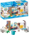 Produktbild: PLAYMOBIL MyLife 71611 Badezimmer, inklusive Zwei Figuren und zahlreichen Accessoires, zu über 80 % aus recycelten und biobasierten Materialien, detailreiches Spielzeug für Kinder ab 4 Jahren