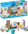 Produktbild: PLAYMOBIL MyLife 71611 Badezimmer, inklusive Zwei Figuren und zahlreichen