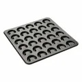 Produktbild: Zenker Sparkling Christmas Vanillekipferlblech Vanillekipferl Blech Schwarz 30cm