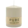 Produktbild: PURE NATURAL WAX, Sahara, Stumpenkerze, WENZEL, 90/70 mm, Brenndauer ca. 30h, 100% plastikfrei