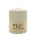Produktbild: PURE NATURAL WAX, Sahara, Stumpenkerze, WENZEL, 90/70 mm, Brenndauer ca. 30h, 10