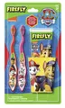 Produktbild: Sanitral Paw Patrol Firefly Kinderzahnpflege-Set, Weiß, 2x Zahnbürste + 75ml Zahnpasta + Becher