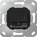Produktbild: GIRA Steckdose SCHUKO 236300 PD Typ C Einsatz (236300)