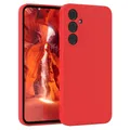 Produktbild: Für Samsung Galaxy A55 Handyhülle Silikon Back Cover Schutzhülle Handy Case Rot