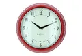 Produktbild: Plint Wanduhr Küchenuhr Retro red rot