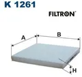 Produktbild: FILTRON K1261 Filter für Innenraumluft Innenraumfilter Filter Innenraum