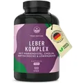 Produktbild: Leber-Komplex, 180 Kapseln, mit Mariendistel, Cholin & Artischocke, TRUE NATURE®