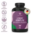 Produktbild: Leber-Komplex, 180 Kapseln, mit Mariendistel, Cholin & Artischocke, TRUE NATURE®