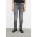 Produktbild: Jack & Jones Slim-fit-Jeans JJIGLENN mit Used-Look und Stretchkomfort Abriebeffekte, modisch, slim fit, Baumwollmischung schwarz 29