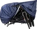 Produktbild: Navaris Fahrradabdeckung XXL Navy - Wetterfeste Fahrradgarage - 210D Polyester mit PolyurethanBeschichtung - Fahrradschutzhülle - Fahrradgarage wetterfest
