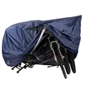Produktbild: Fahrradabdeckung XXL Navy - Wetterfeste Fahrradgarage - 210D Polyester