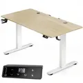 Produktbild: Höhenverstellbarer Schreibtisch Beige 120x60x72-117cm
