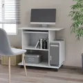 Produktbild: Schreibtisch Weiß 80x50x75 cm Holzwerkstoff