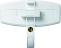 Produktbild: ABUS Fenster-Zusatzsicherung DFS95 AL0125 - Sicherung für Doppelflügelfenster, gleichschließend - ABUS-Sicherheitslevel 10 - 31719 - Weiß