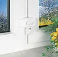 Produktbild: ABUS Doppelflügelfensterschloss DFS 95 W gleichschließend AL0125 weiß