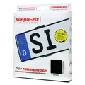 Produktbild: Kennzeichenhalter rahmenlos Simple Fix 2.0 Nummernschildhalter für 2 Kennzeichen