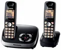Produktbild: Panasonic KX-TG6522GB schwarz Duo mit AB, exzellente Sprachqualität, BRANDNEU