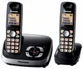 Produktbild: Panasonic KX-TG6522GB schwarz Duo mit AB gebrauch t, Zustand, sehr gut