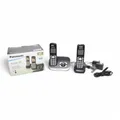 Produktbild: Panasonic KX-TG6522GB schwarz Duo Telefon kabellos mit Anrufbeantworter