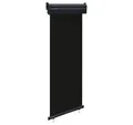 Produktbild: vidaXL Seitenmarkise Balkon-Seitenmarkise 65x250 cm Schwarz (1-St)