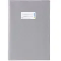 Produktbild: HERMA Heftschoner, DIN A4, aus PP, grau gedeckt mit Strukturprägung, mit Beschriftungsetikett (A4) (7448)