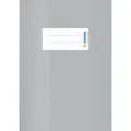 Produktbild: HERMA Heftumschlag mit Baststruktur grau Kunststoff DIN A4 (4008705074483)