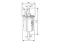 Produktbild: BOSCH Kraftstofffilter Spritfilter Kraftstoffilter F 026 403 012