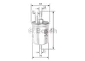 Produktbild: BOSCH F 026 403 012 Kraftstofffilter Kraftstoff Filter für AUDI SEAT