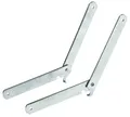 Produktbild: Hettich Klapphalter für Tische und Bänke 200 mm Stahl, verzinkt, 2 Stück