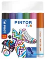 Produktbild: Pilot 4161S6F Kreativmarker Pintor FUN - M, 6 Stück sortiert