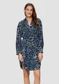 Produktbild: s.Oliver Minikleid Kleid Hemdblusenkleid aus Viskosemix mit Strukturmuster