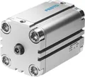 Produktbild: ADVU-63-80-P-A (156567) Kompaktzylinder Hub:80mm Kolben-Durchmesser:63 mm Einbaulage:beliebig
