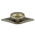 Produktbild: Möbelknopf Möbelgriff Schrankgriff Schubladenknopf Antik Messing Optik Höhe 24mm