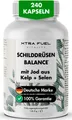 Produktbild: XTRA FUEL Schilddrüsen Balance - Jod (Kelp) Selen Komplex - Schilddrüse Kapseln