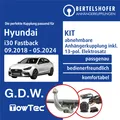 Produktbild: Für HYUNDAI i30 Fastback Typ PDE / PDEN 18-24 AHK abn +13pol spez E-Satz TOP