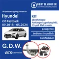 Produktbild: Für HYUNDAI i30 Fastback Typ PDE / PDEN 2018-2024 AHK abn +13pol spez E-Satz TOP
